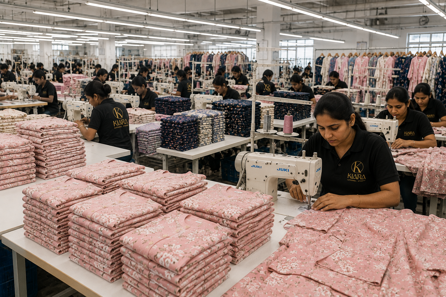 Kiara Apparel Studio bulk production