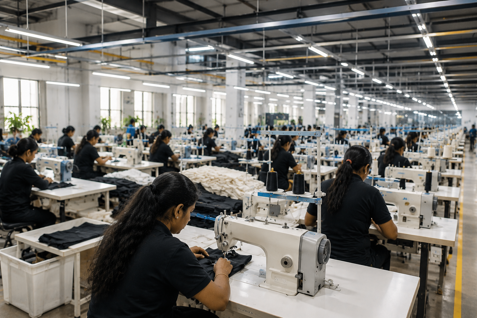 Kiara Apparel Studio production floor