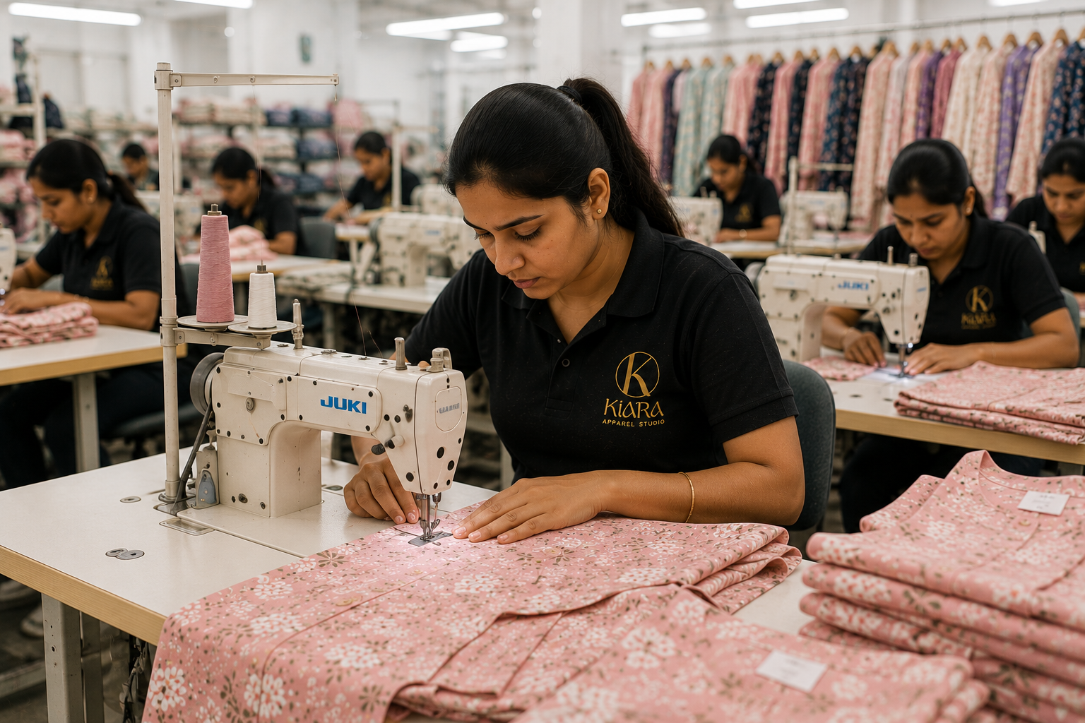 Garment stitching department